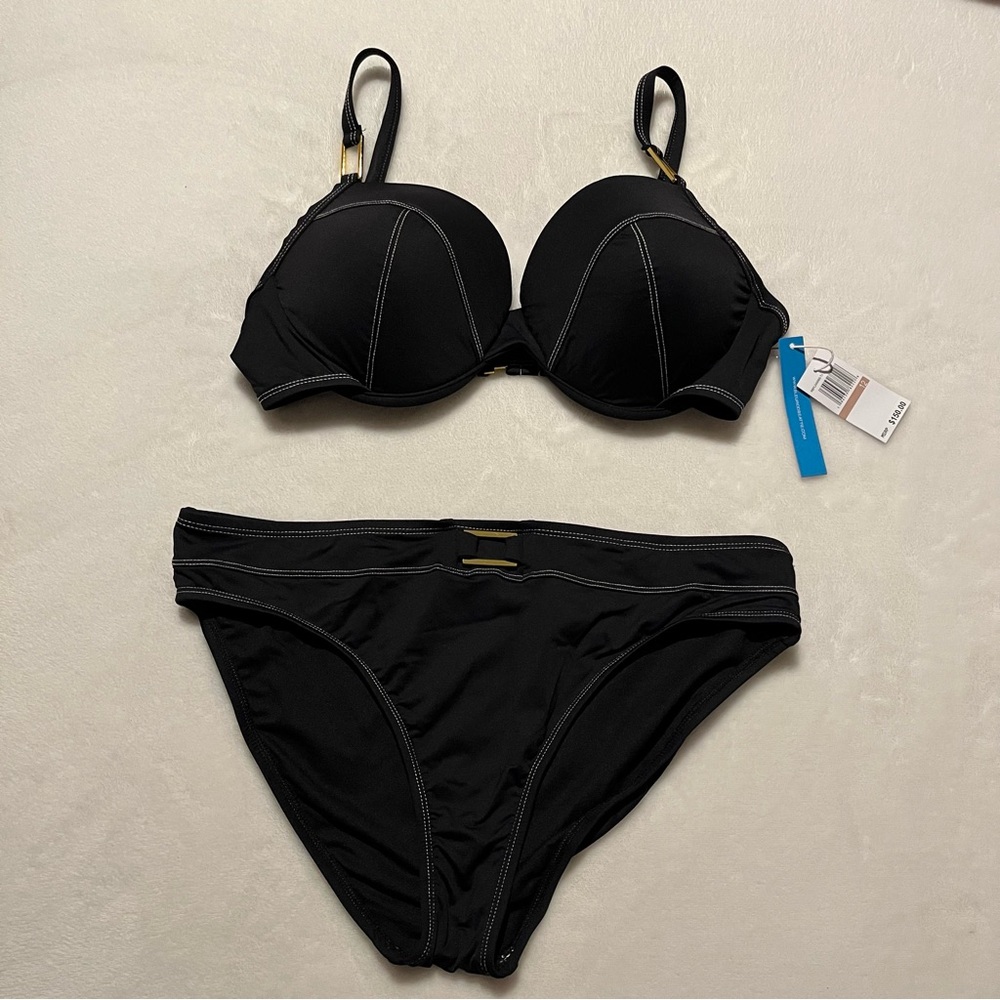 Bleu|Rod Beattie Black Bikini Set